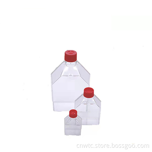 Disposable Sterilized Tissue Culture Treated Flask with Vented Cap - 25cm²